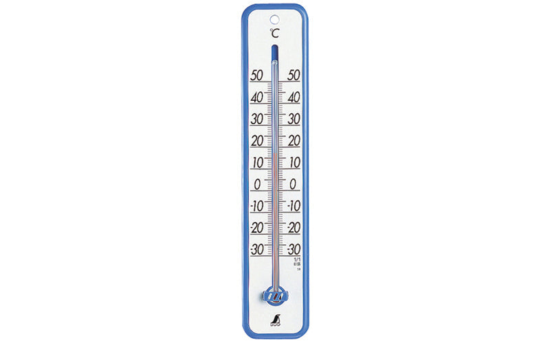 SHINWA 48361 Plastic Thermometer 30 cm Blue