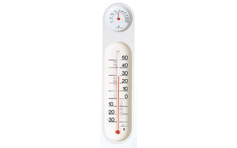 SHINWA 48927 Thermo/Hygrometer White and White