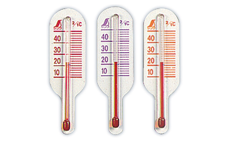 SHINWA 72623 Thermometer for Ground Temperature O-3 Mini A 3 pc-pack (Red, Orange, Purple)