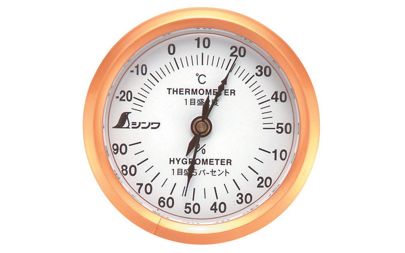 SHINWA 72669 Thermo/Hygrometer U-3 6.5 cm