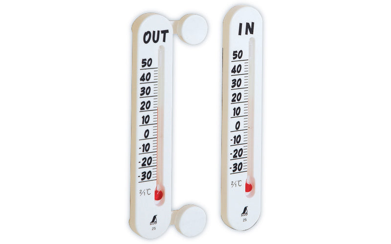 SHINWA 72957 Thermometer "Petit Thermo Twin" for Outside and Inside