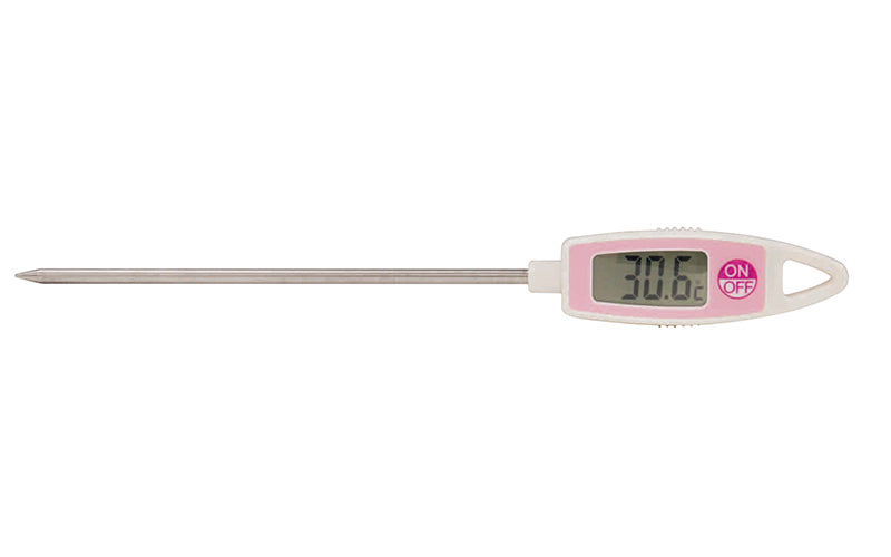 SHINWA 72978 Digital Thermometer for Cooking T Pink