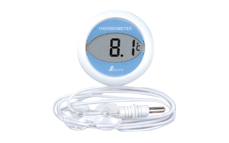 SHINWA 72980 Digital Thermometer for Refrigerator T Round-shape