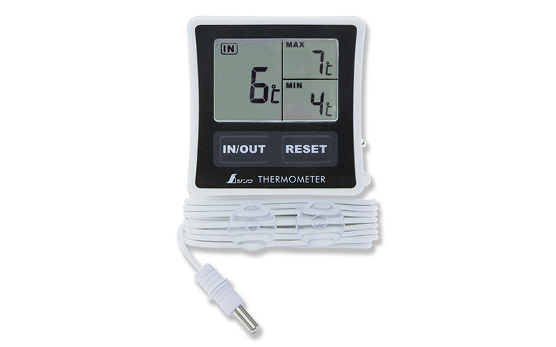 SHINWA 73042 Digital Thermometer for Refrigerator A Maximum and Minimum Remote-reading