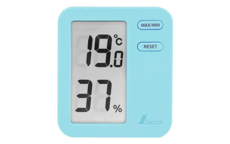 SHINWA 73048 Digital Thermo/Hygrometer Home A Blue with Clear Package