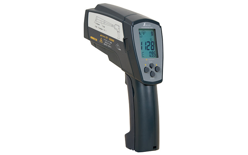 SHINWA 73100 Infrared Thermometer for High Temperature with Dual Laser Pointer H Emissivity Adjustable Model