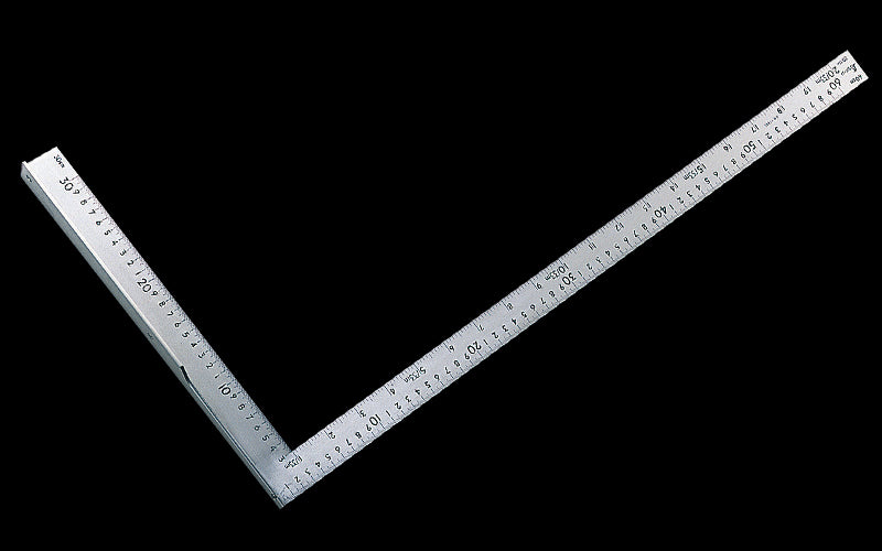 Rectangular Shia Square SHINWA 77885 Carpenter's Square with Fence 60 cm/shaku — Salamander Tools
