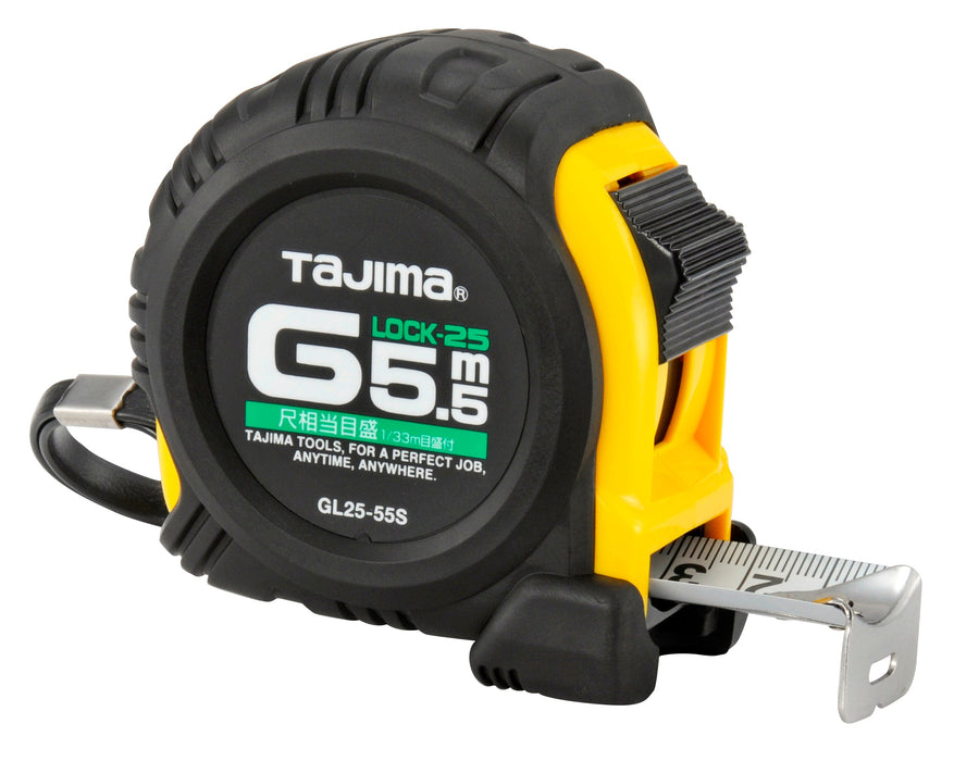 TAJIMA GL25-55SBL G-Lock-25 5.5m Metric And Shaku Scale