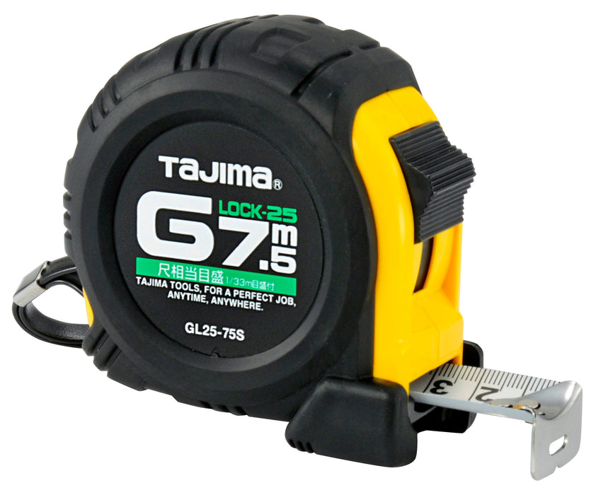 TAJIMA GL25-75SBL G-Lock-25 7.5m Metric And Shaku Scale