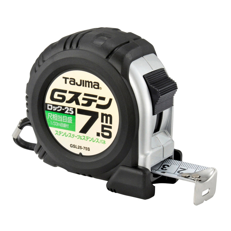 TAJIMA GSL2575SBL G Stainless-25 7.5m Metric And Shaku Scale