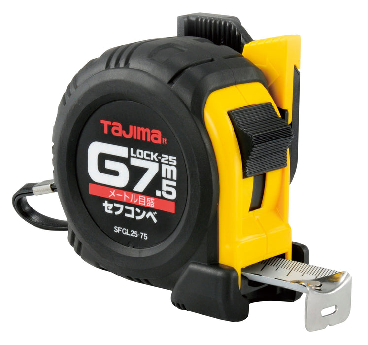 TAJIMA SFGL25-75BL G-Lock-25 7.5m Metric Scale w/Holder
