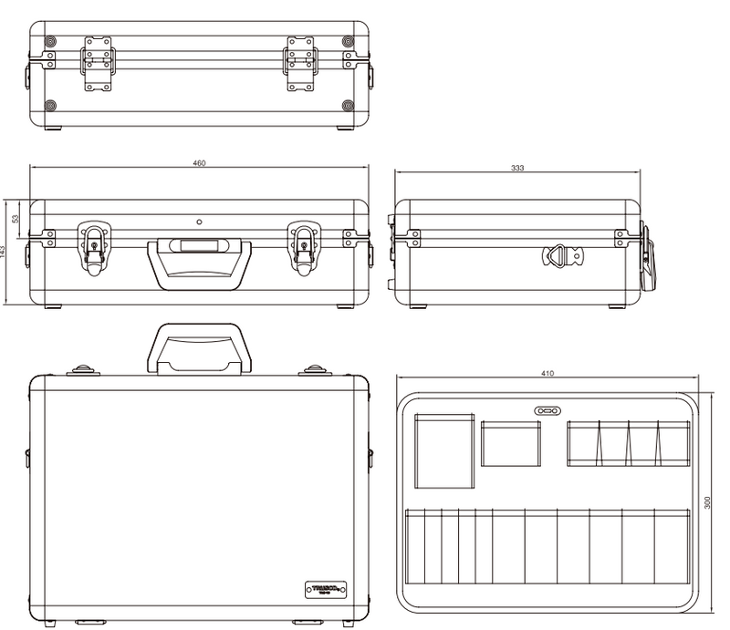 TRUSCO Aluminum Trunk TAC-15