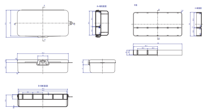 TRUSCO Parts Case L201mm TPC-TM