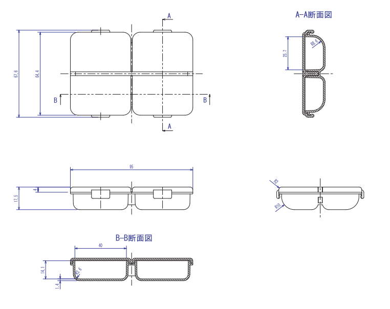 TRUSCO Parts Case TJC-4