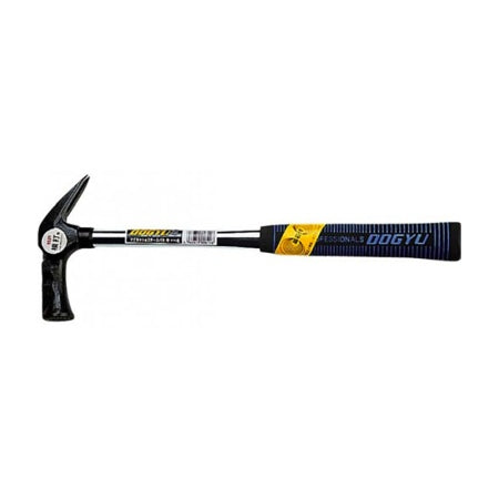 DOGYU Steel Pipe Handle Japanese Framing Hammer With Magnet Steel Panel Small Flat Diameter 27mm 00611