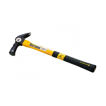 DOGYU Fiberglass Handle Japanese Framing Hammer Magnet Square Small Nonslip Diameter 25mm 01761