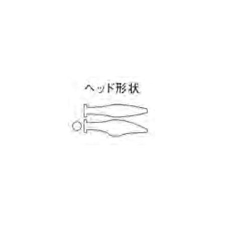 DOGYU Hammer For Sheet Metal Pipe Handle Roofer Hammer 21mm Diameter 30mm 00663