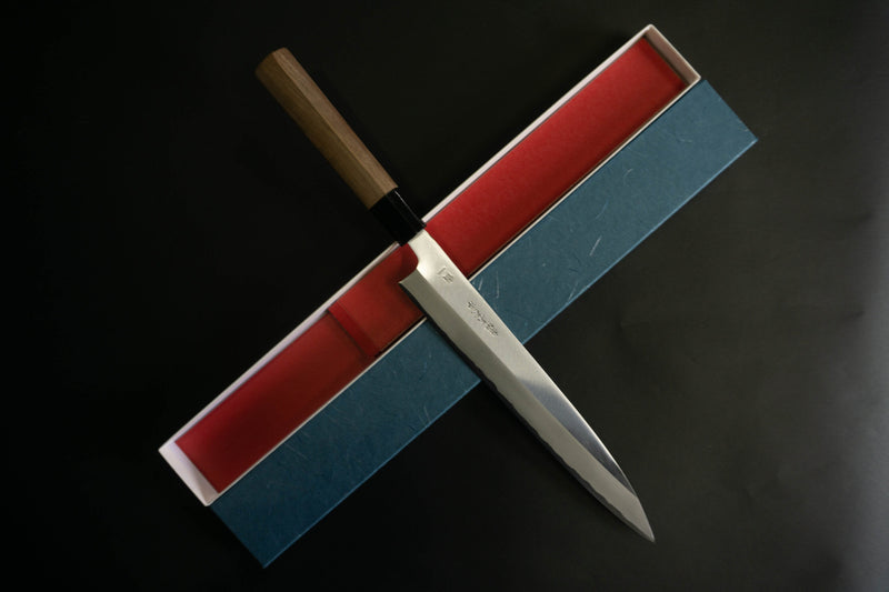 Tosa Tadayoshi Aogami #1 Polished Yanagiba 240 mm