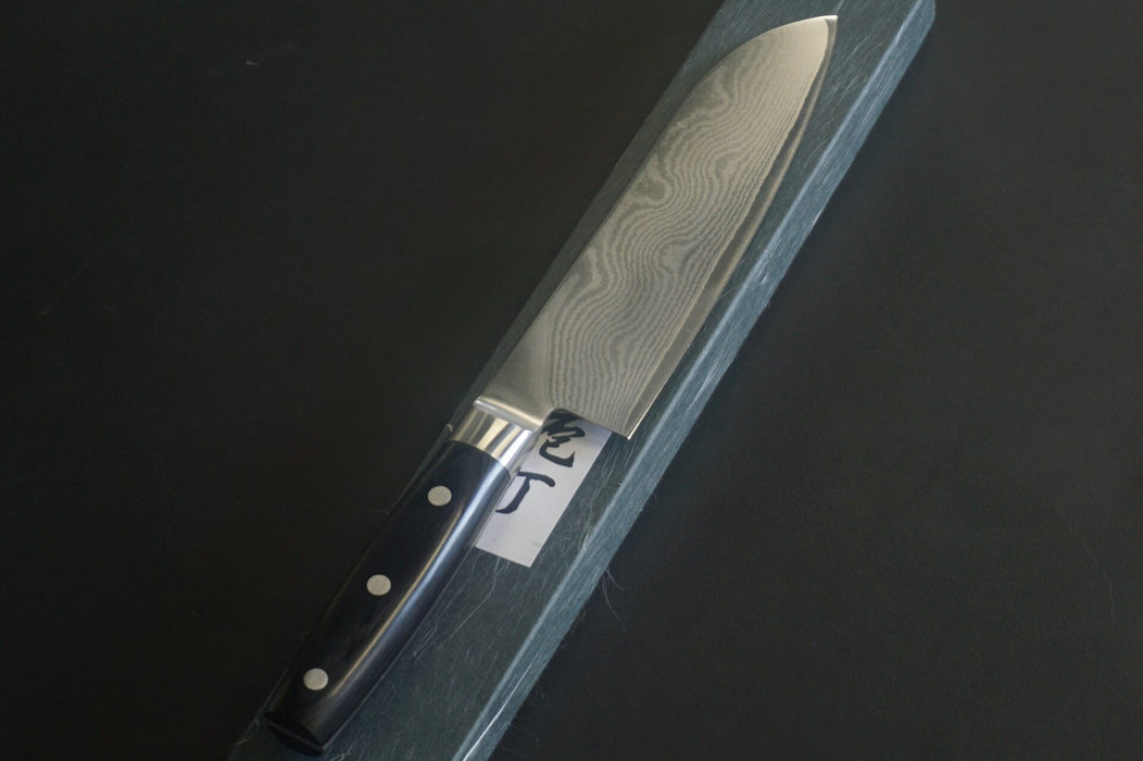 33-Layer Steel Damascus Santoku Knife 180mm