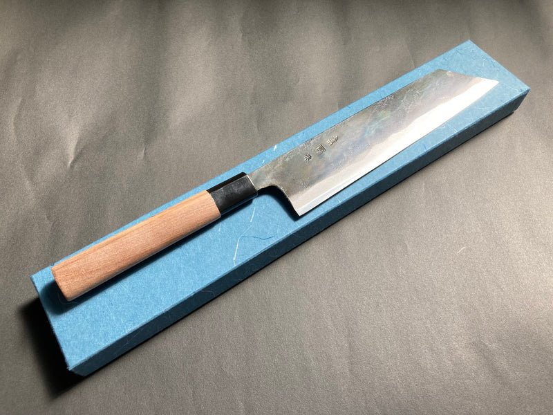 Tosa Tsukasa Shirogami#1 Kurouchi Kiritsuke 210 mm