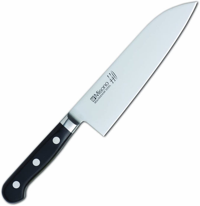 Misono 440 Chromium and Molybdenum Stainless Steel Professional Santoku Knife No.881