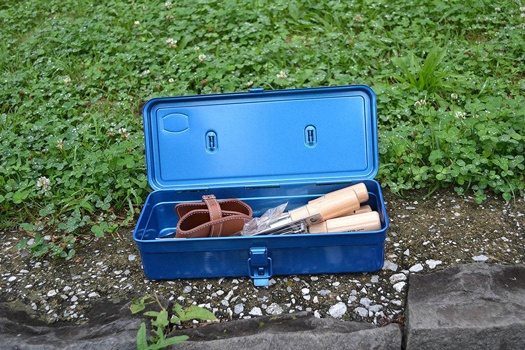 TRUSCO Hip Roof Tool Box Blue Y-350-B